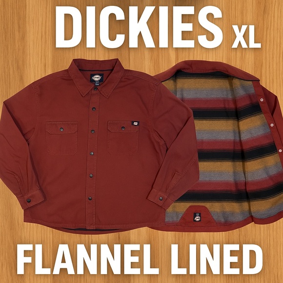 🔥 Dickies Flannel Lined Work Shirt – XL 🔥 - Picture 1 of 4